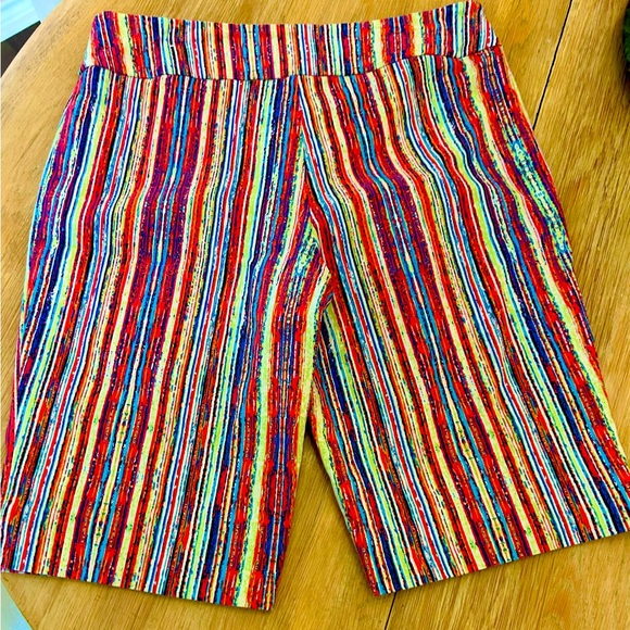 Peck & Peck Red and Blue Bike Shorts Vibrant Style, Very Stretchy & Flattering. - Picture 6 of 6